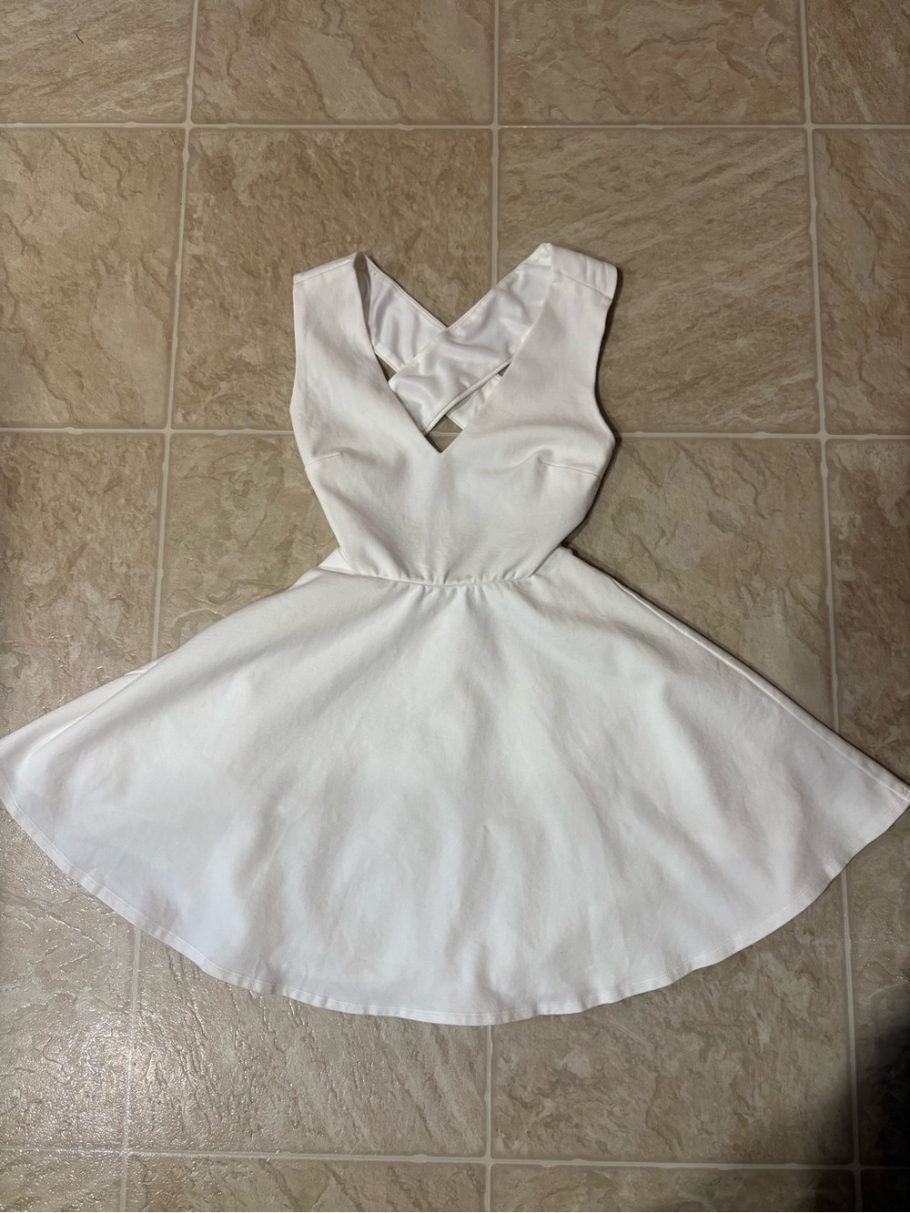 Lulu’s White Mini Dress Like New